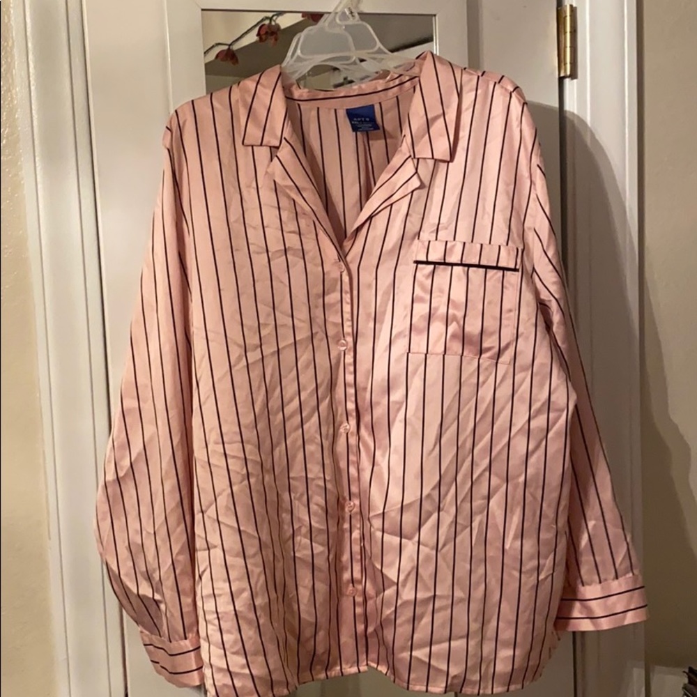 Apartment 9 Pink Pin Stripe Pajama Set